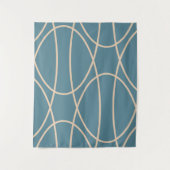 Hedendaagse Curven Abstract Design Wandkleed (Voorkant)