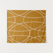 Hedendaagse Curven Abstract Design Wandkleed (Voorkant (horizontaal))