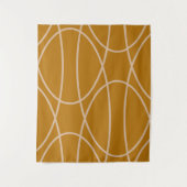 Hedendaagse Curven Abstract Design Wandkleed (Voorkant)