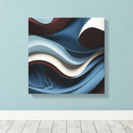 Hedendaagse curven canvas afdruk