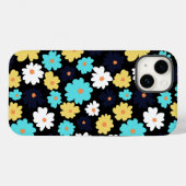 Hedendaagse Daisy Floral Case-Mate iPhone Case (Achterkant (horizontaal))