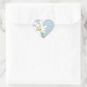 Hedendaagse Daisy Wedding Envelope Seal Hart Sticker (Tas)