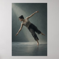 Hedendaagse danser in dynamisch evenwicht figurati