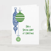 Hedendaagse decoratie met kerstmis feestdagen kaart (Voorkant)