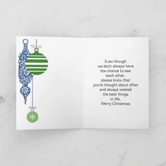 Hedendaagse decoratie met kerstmis feestdagen kaart (Binnen)