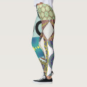 HEDENDAAGSE DESIGNER COLLAGE LEGGINGS (Links)