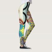 HEDENDAAGSE DESIGNER COLLAGE LEGGINGS (Rechts)