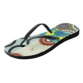 HEDENDAAGSE DESIGNER COLLAGE TEENSLIPPERS (Schuin)