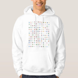 Hedendaagse diamantmozaïek geometrische Mode desi Hoodie