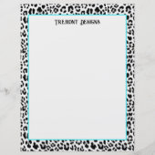 Hedendaagse Dierenprint Zwart en Grijs Papier (Voorkant)