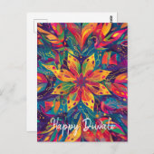 Hedendaagse Diwali Briefkaart (Voorkant / Achterkant)