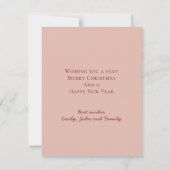 Hedendaagse Engel Joy Love Vrede Kerstmis Feestdagenkaart (Achterkant)