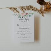 Hedendaagse Eucalyptus Bruiloft Menu Keuze RSVP