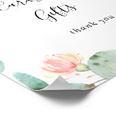 Hedendaagse Eucalyptus Kaarten en Cadeaus Bord Poster (Hoek)