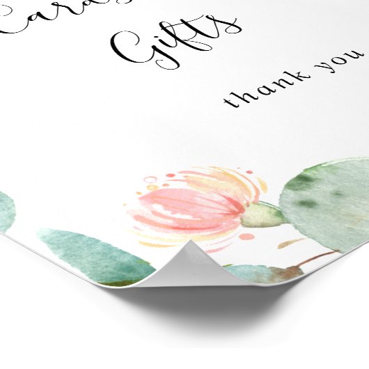 Hedendaagse Eucalyptus Kaarten en Cadeaus Bord Poster (Hoek)