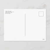 Hedendaagse familiefoto Vrolijk kerstfeest Feestdagenkaart (Achterkant)