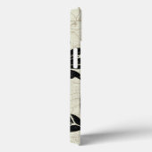 Hedendaagse flora in zwart-wit Case-Mate iPhone case (Achterkant / Rechts)