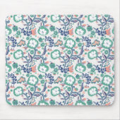Hedendaagse Floral Doodle Print Muismat (Voorkant)