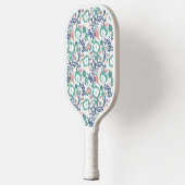 Hedendaagse Floral Doodle Print Pickleball Paddle (Links)