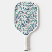 Hedendaagse Floral Doodle Print Pickleball Paddle (Voorkant)