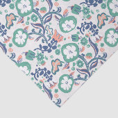 Hedendaagse Floral Doodle Print Tissuepapier (Detail)