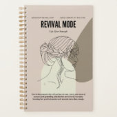 Hedendaagse Floral Sketch Planner (Voorkant)