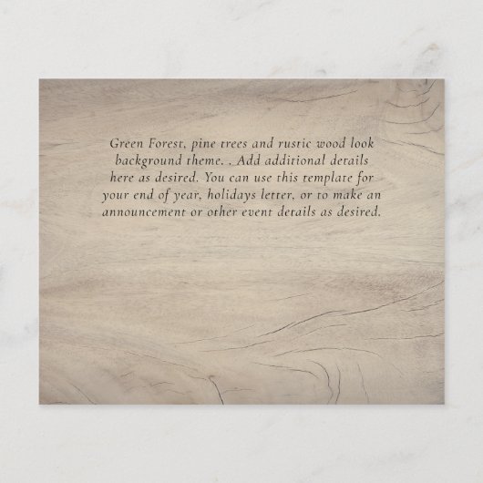 Hedendaagse foto aankondiging trouwerij datum (Achterkant)