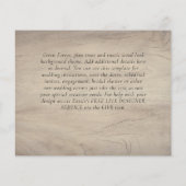 Hedendaagse foto Save Dates Verloving (Achterkant)