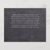 Hedendaagse foto Save Dates Verloving (Achterkant)