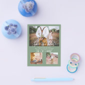 Hedendaagse foto Save Dates Verloving Flyer (Enkel)