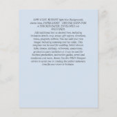 Hedendaagse foto Save Dates Verloving Flyer (Achterkant)