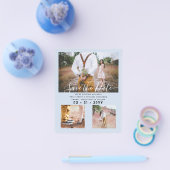 Hedendaagse foto Save Dates Verloving Flyer (Enkel)