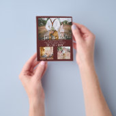 Hedendaagse foto Save Dates Verloving Flyer (Hand)