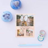 Hedendaagse foto Save Dates Verloving Flyer (Enkel)