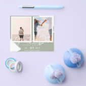 Hedendaagse foto Save Dates Verloving Flyer (Enkel)