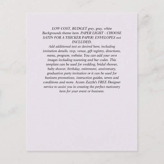 Hedendaagse foto Save Dates Verloving Flyer (Achterkant)