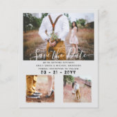 Hedendaagse foto Save Dates Verloving Flyer (Voorkant)