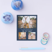 Hedendaagse foto Save Dates Verloving Flyer (Enkel)