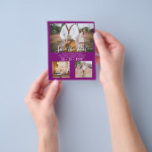 Hedendaagse foto Save Dates Verloving Flyer (Hand)