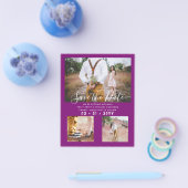 Hedendaagse foto Save Dates Verloving Flyer (Enkel)