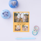 Hedendaagse foto Save Dates Verloving Flyer (Enkel)