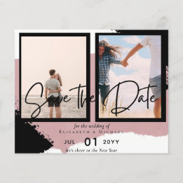 Hedendaagse foto Sla data op Verloving Flyer