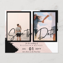 Hedendaagse foto's belangrijke data engagement flyer