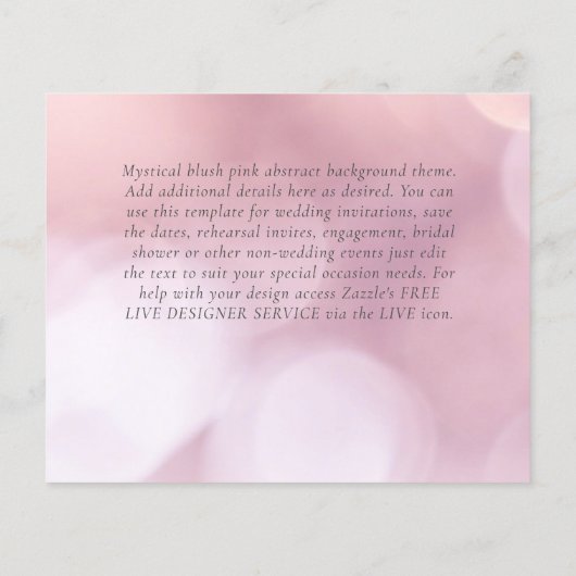 Hedendaagse foto's Bewaar data Verlovingsfeest Flyer (Achterkant)