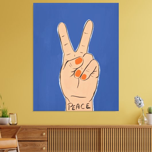 Hedendaagse Galerij Kunst Canvas Afdruk (Insitu (Woonkamer))
