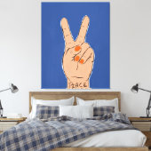 Hedendaagse Galerij Kunst Canvas Afdruk (Insitu (Slaapkamer))