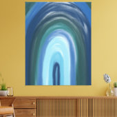 Hedendaagse Galerij Kunst Canvas Afdruk (Insitu (Woonkamer))