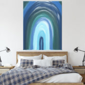 Hedendaagse Galerij Kunst Canvas Afdruk (Insitu (Slaapkamer))