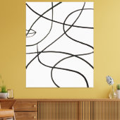 Hedendaagse Galerij Kunst  Canvas Afdruk (Insitu (Woonkamer))