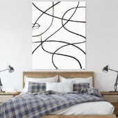 Hedendaagse Galerij Kunst  Canvas Afdruk (Insitu (Slaapkamer))